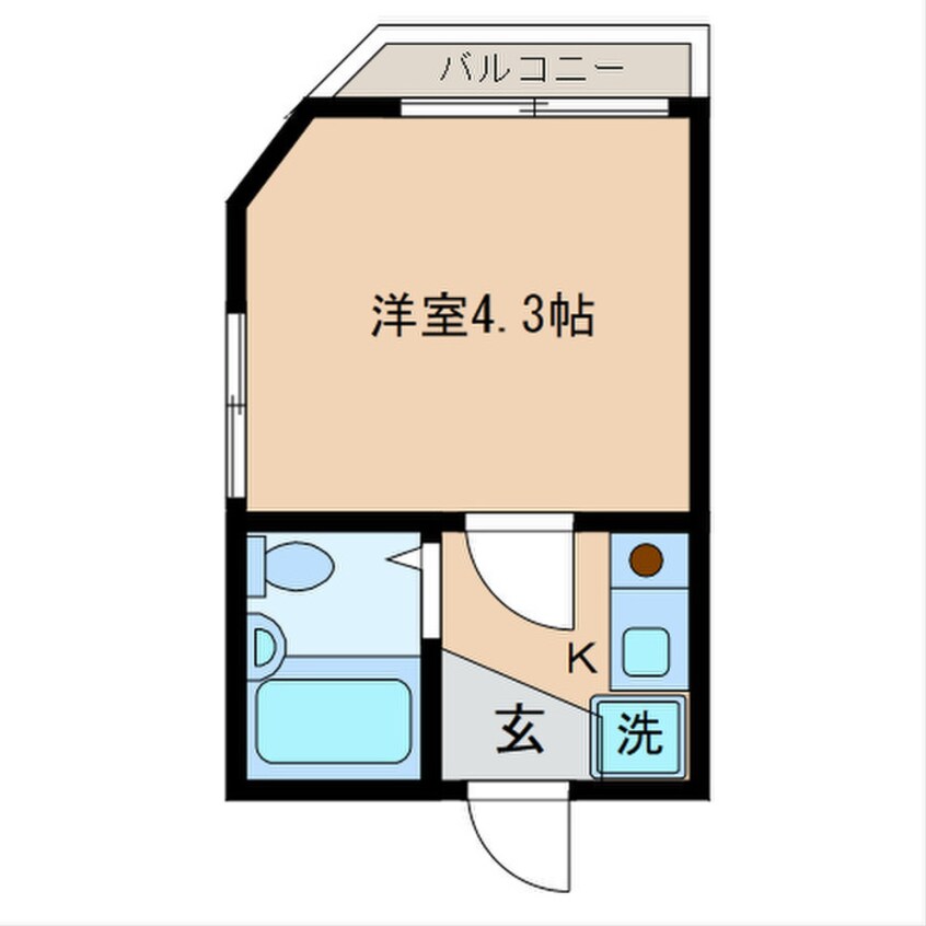 間取図 シャンテ根岸