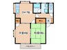 シャルムＫ 2DKの間取り