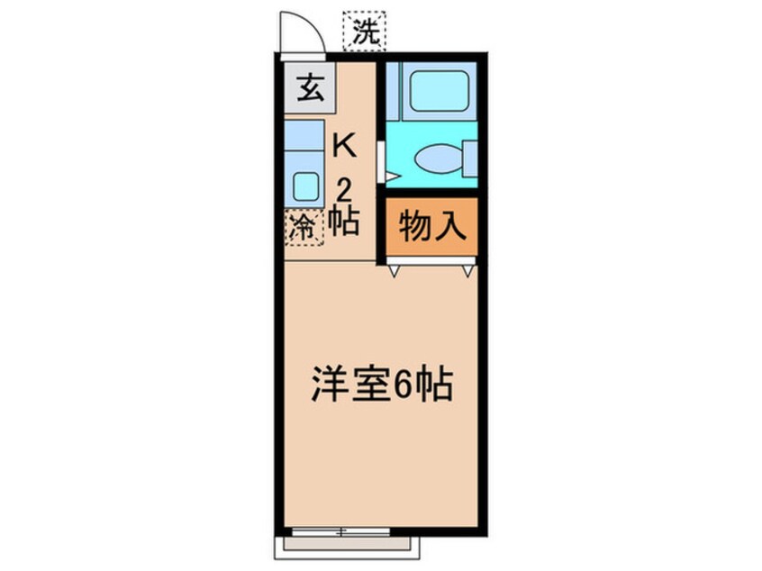 間取図 コスモハイツ