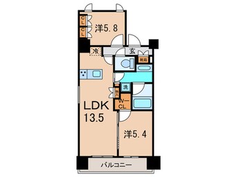 間取図 ザ・パークハビオ目黒