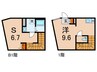 仮）北大塚１丁目計画 1SRの間取り