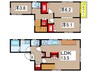 国立市東２丁目戸建 3LDKの間取り