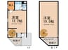 Grandir kitasando 2Rの間取り