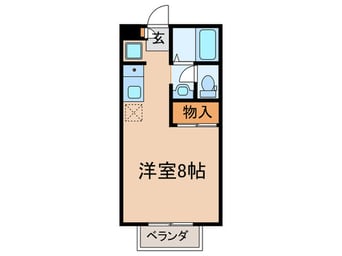 間取図 リヴュ－ル平和台