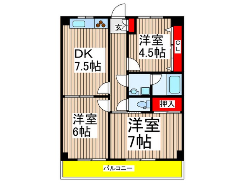 間取図 志幸84GRANDE　Ⅱ