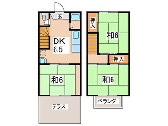 間取図 ハイツ松葉