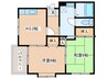 グリ－ンビレッジＢ棟 2Kの間取り