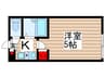 リバージュ千住大橋 1Kの間取り