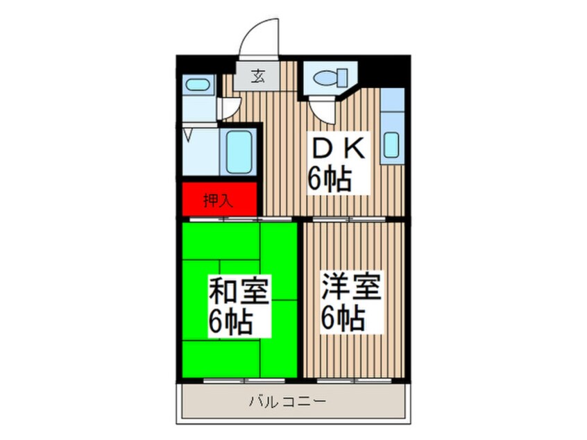 間取図 メゾン・ド・パ－シモン