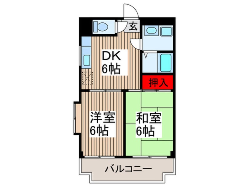 間取図 メゾン・ド・パ－シモン