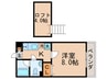サンヴィア－レ都 1Kの間取り