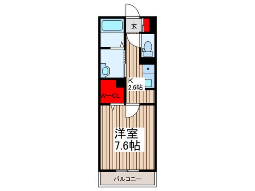 間取図 仮）浜崎4丁目アパート028245301