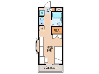 間取図 フォンテーヌ大倉山