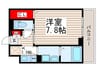 クリーンハイツ 1Kの間取り