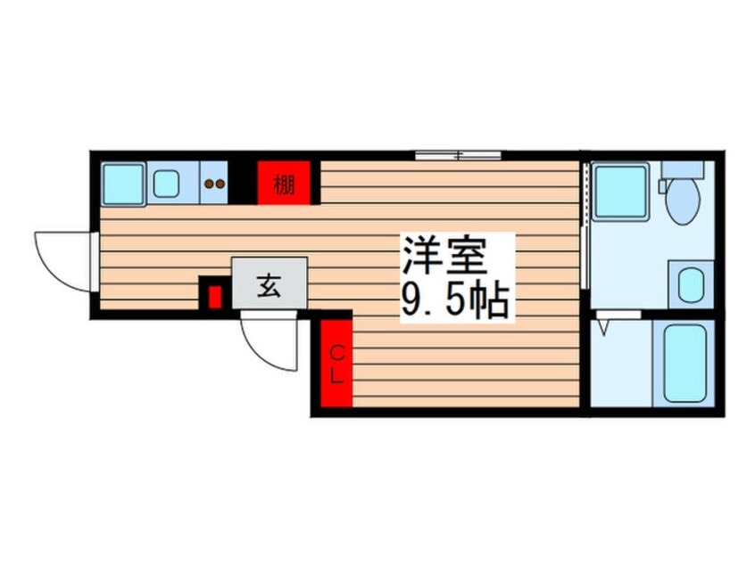 間取図 CASA PIAZZA三ノ輪