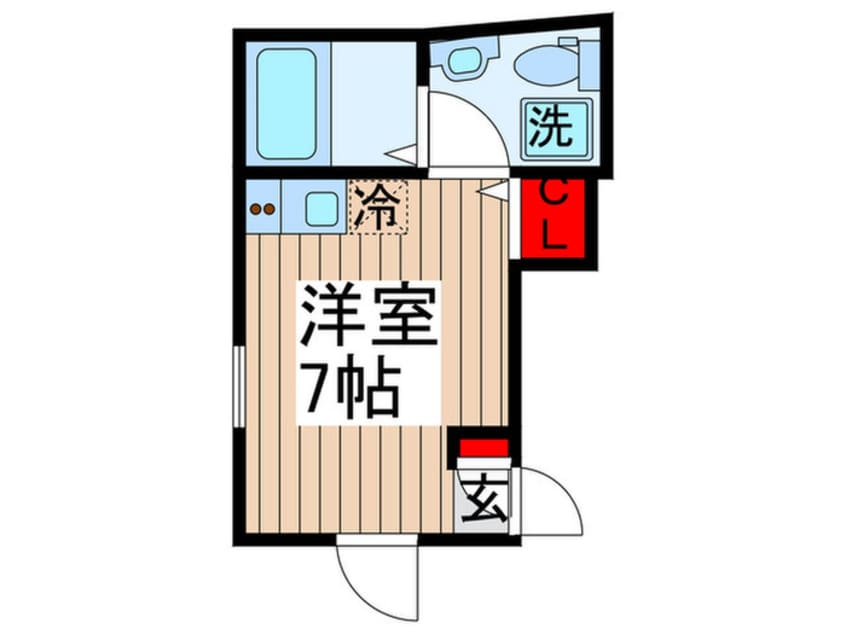間取図 プランドール北千住