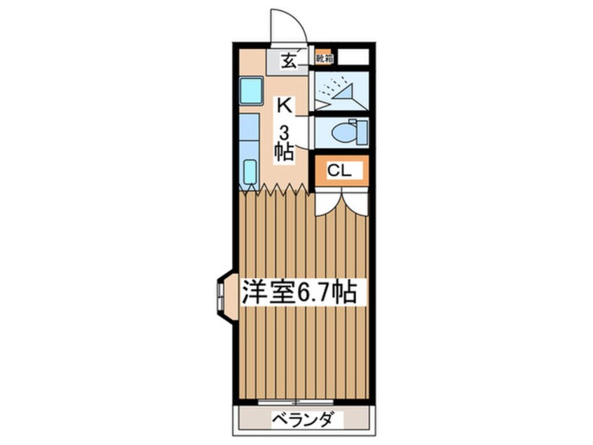 間取図 ハイネス宮腰