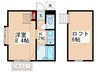 フラワーヒルあきる野 1Kの間取り