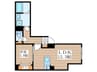 ＣＲＥＡＬ新富町 1LDKの間取り