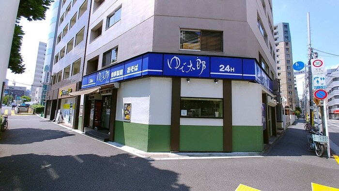 ゆで太郎入船店(その他飲食（ファミレスなど）)まで292m ＣＲＥＡＬ新富町