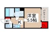 MQuarto柏 1Kの間取り