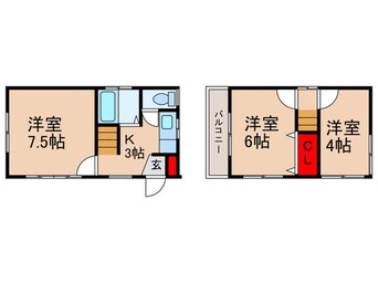 間取図 西篠崎２丁目戸建２２