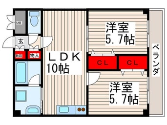 間取図 アルトジャルダン