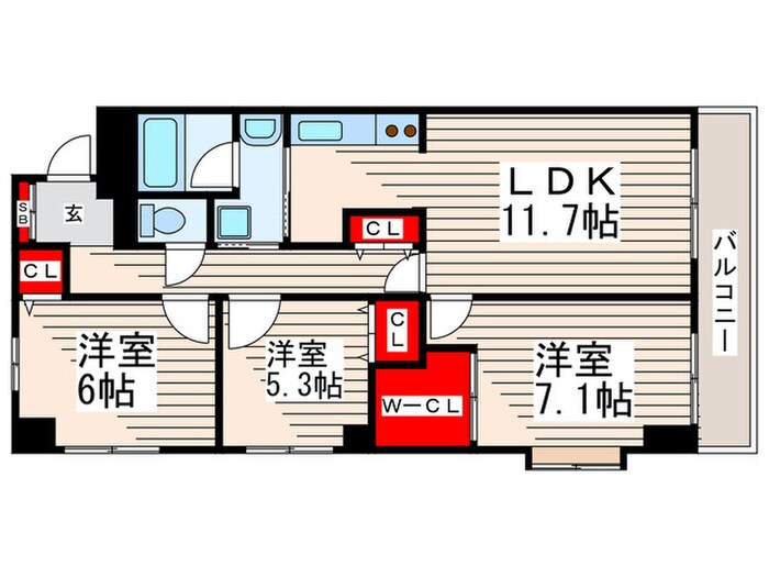 間取り図 アルトジャルダン