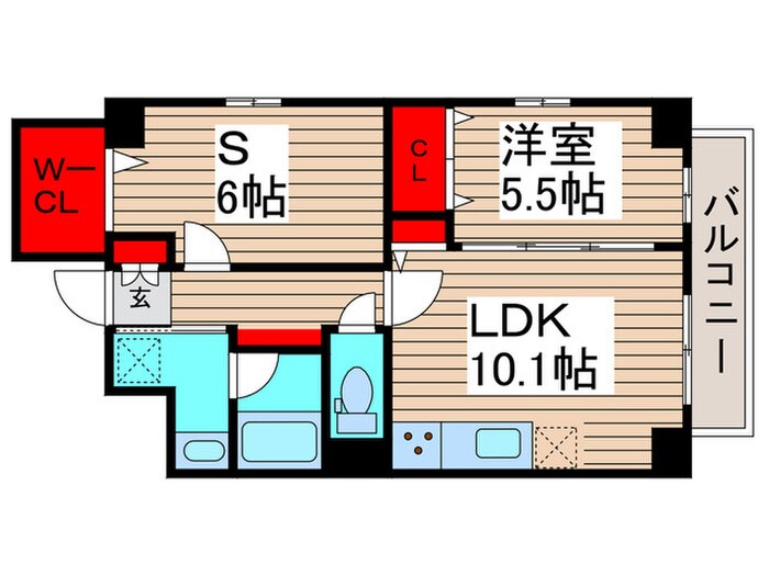 間取り図 ベル　エポック