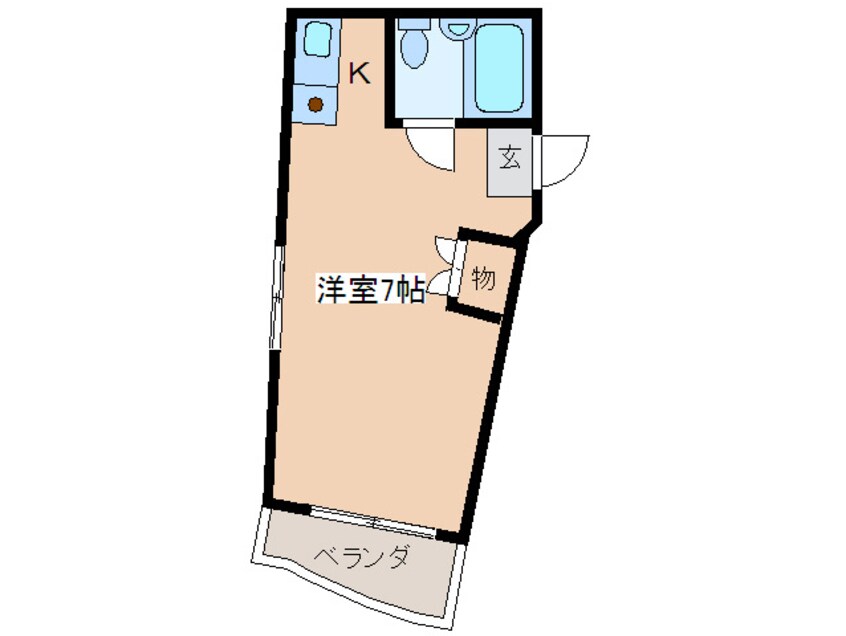 間取図 ファ－ストパレス厚木