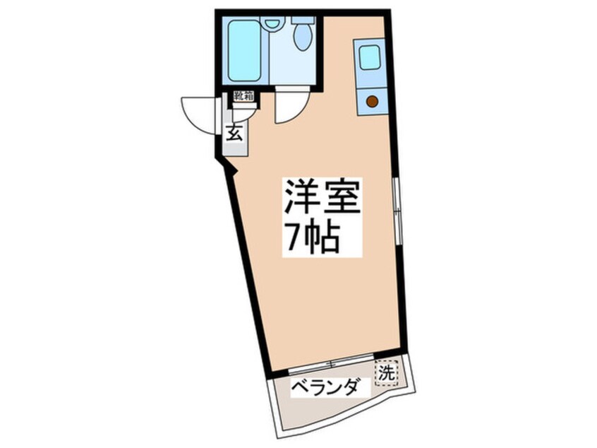 間取図 ファ－ストパレス厚木