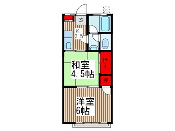 間取図 氷川荘