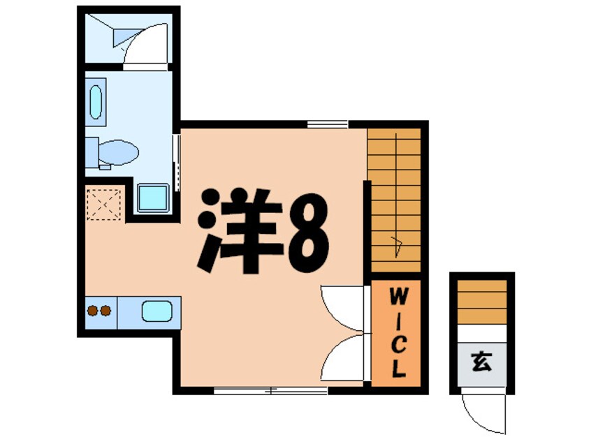 間取図 パピエ北沢