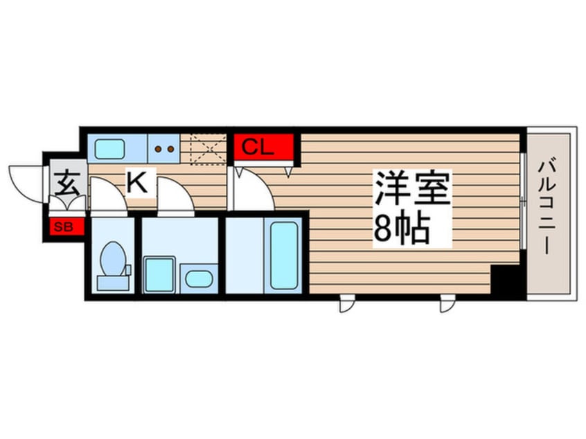 間取図 グランカーサ南千住