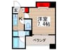 ﾒｲﾝｽﾃｰｼﾞ木場(705) 1Rの間取り