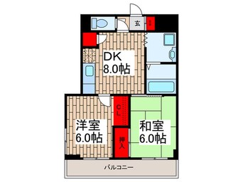 間取図 第五ママダビル南砂ハイツ