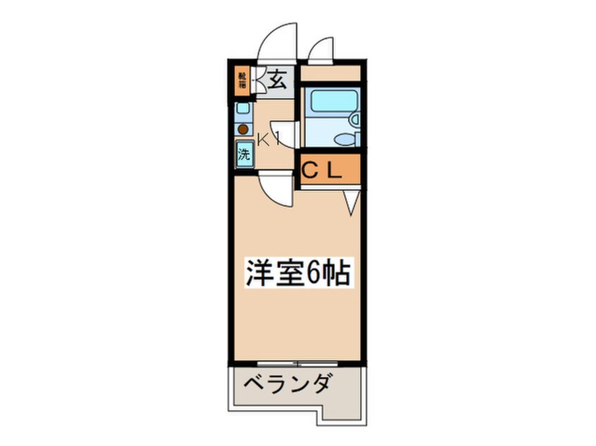 間取図 ダイアパレス相模原Ⅱ(411)