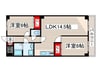 サザンハピネス 2LDKの間取り