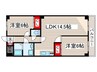 サザンハピネス 2LDKの間取り