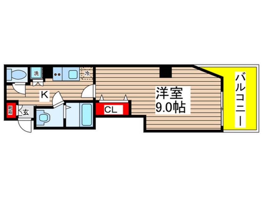 間取図 シャルム・ドゥ・プランドールⅡ