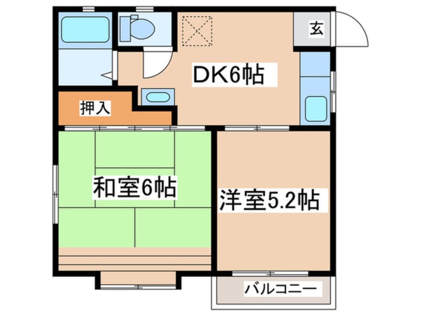 間取図 ハピネスB