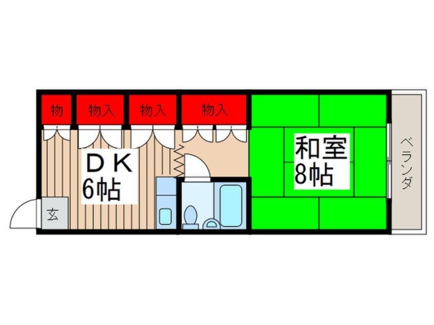 間取図 天王マンション