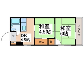 間取図 天王マンション