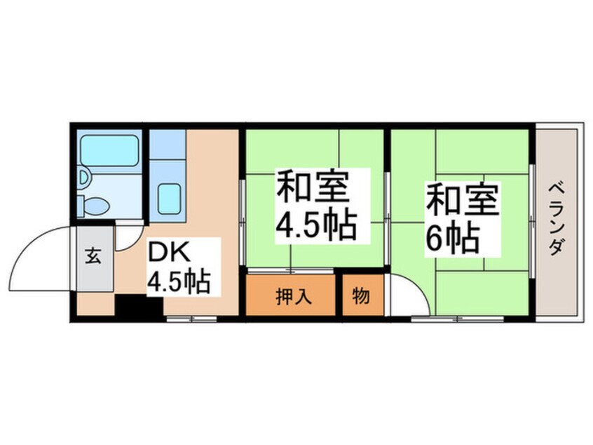 間取図 天王マンション