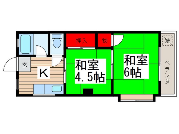 間取り図 天王マンション