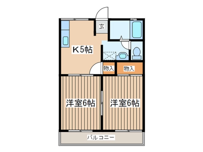間取り図 湘南ハイツ八幡