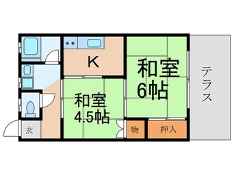 間取図 かたばみ苑第一棟