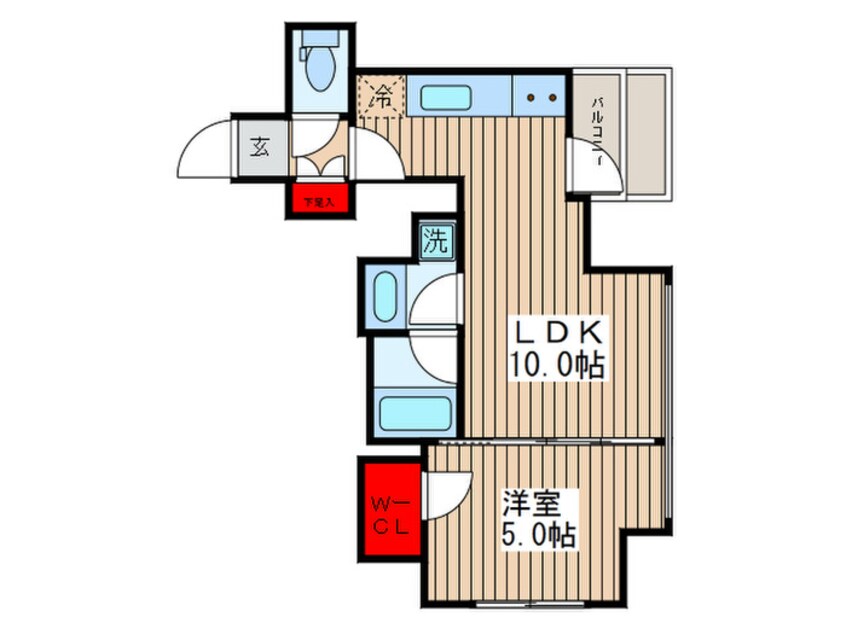 間取図 ディームス大手町ノース