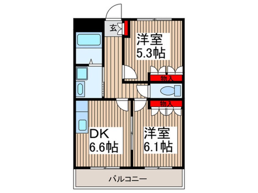 間取図 Ｍajesta Villa