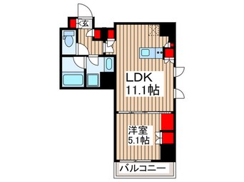 間取図 ﾗｲｵﾝｽﾞﾌｫｰｼｱ入谷ｲｰｽﾄ